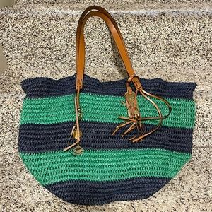 Ralph Lauren woven bag